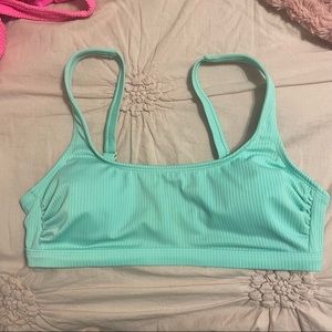 Mint green bikini top